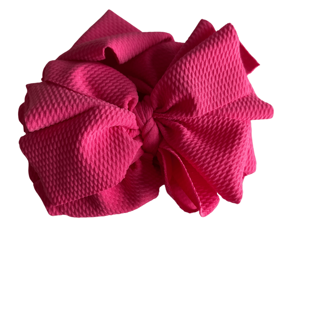 LARGE HEAD WRAP BOW