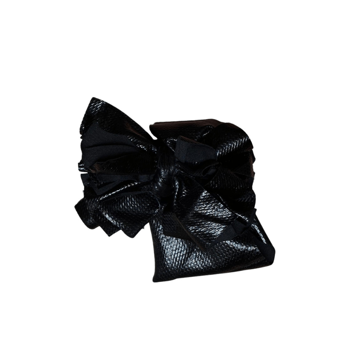 LARGE HEAD WRAP BOW Accessory Kidscharm Color: White