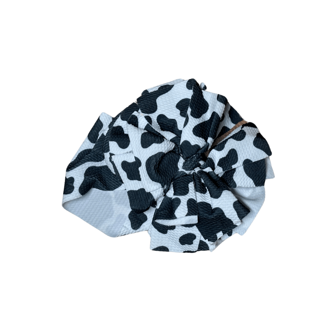 LARGE HEAD WRAP BOW Accessory Kidscharm Color: White