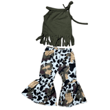 GREEN TASSEL CAMO Cothing Aier Size: 3-6 month