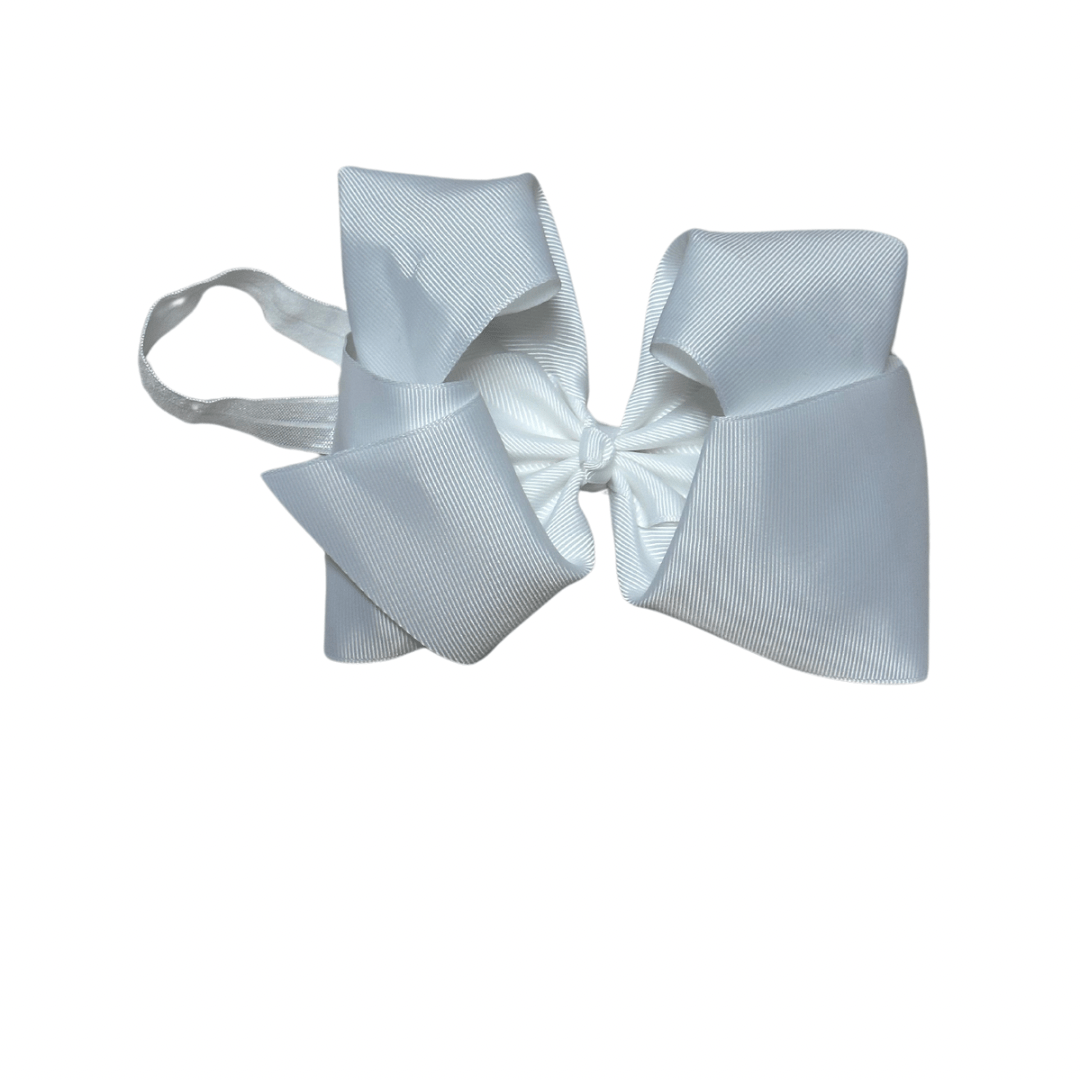BABY HEADBAND WITH BOW Accessory Kidscharm Color: White