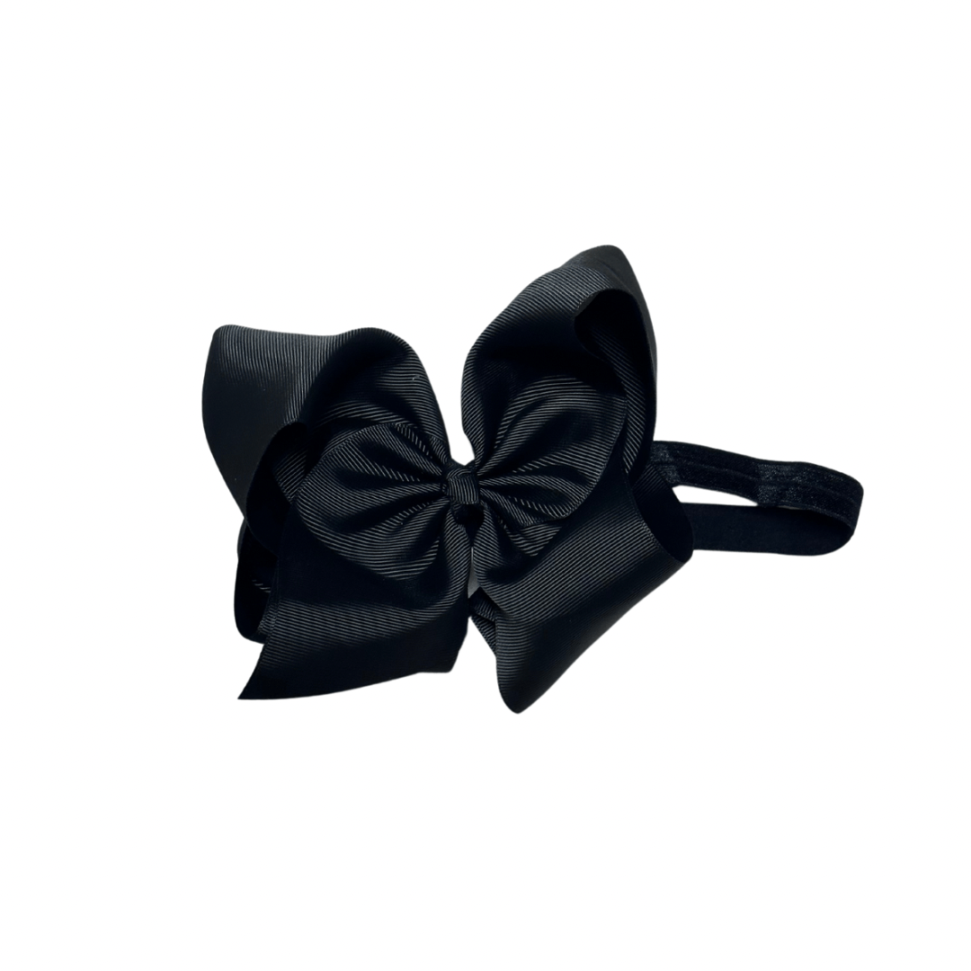 BABY HEADBAND WITH BOW Accessory Kidscharm Color: Black