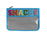 ACCESSORY BAGS Accessory Natalia Color: Blue/Clear Snack Bag