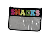 ACCESSORY BAGS Accessory Natalia Color: Black/ Clear Snack Bag
