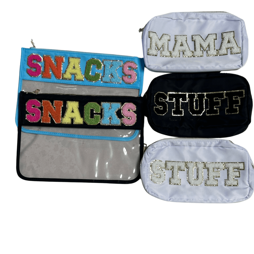 ACCESSORY BAGS Accessory Natalia Color: Blue/Clear Snack Bag