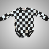 CHECKERS BUBBLE ROMPER