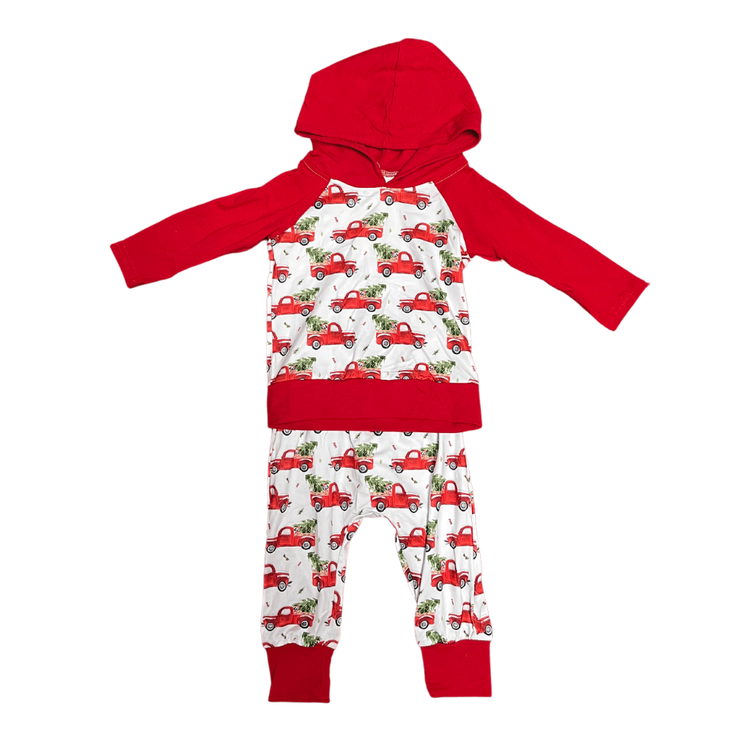 CHRISTMAS TRUCK 2 PIECE SET