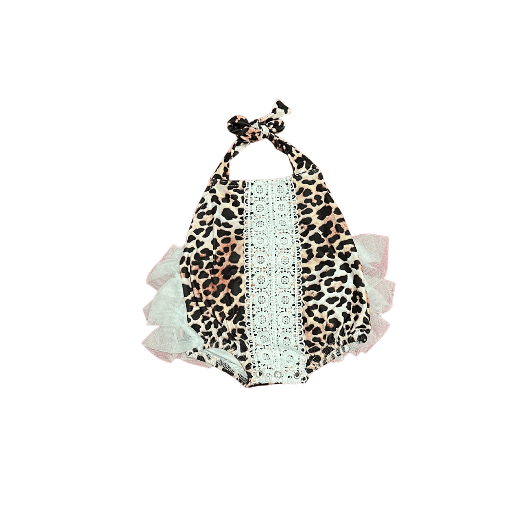CHEETAH TUTU BUBBLE ROMPER