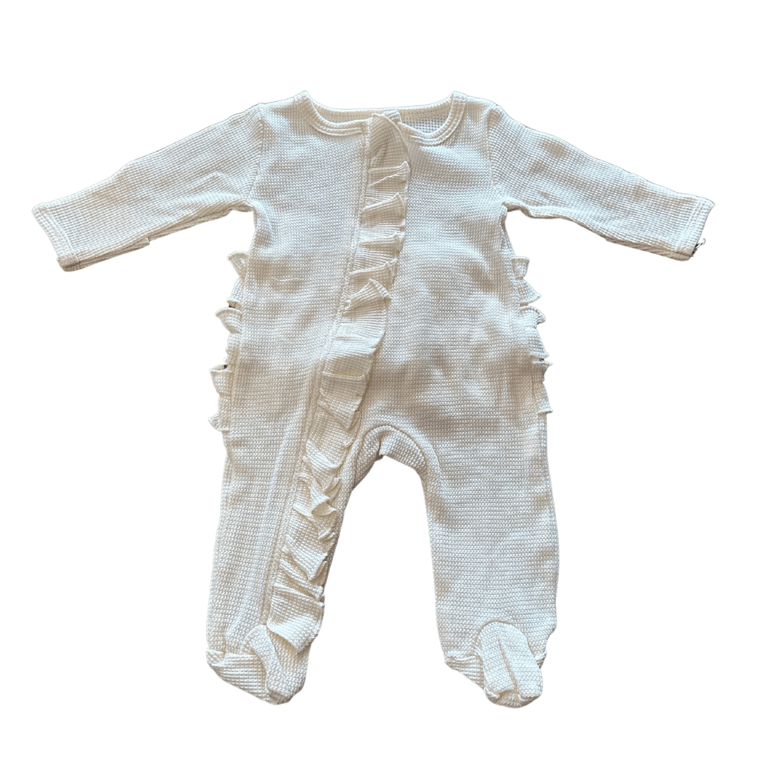 Ruffle Butt Waffle Romper