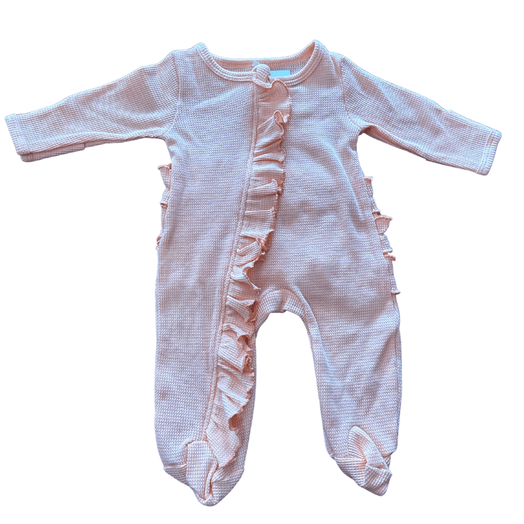 Ruffle Butt Waffle Romper