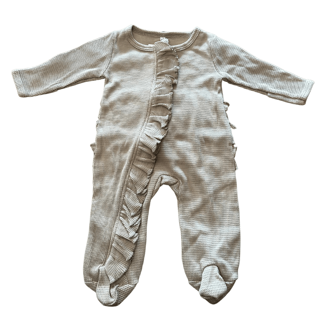 Ruffle Butt Waffle Romper