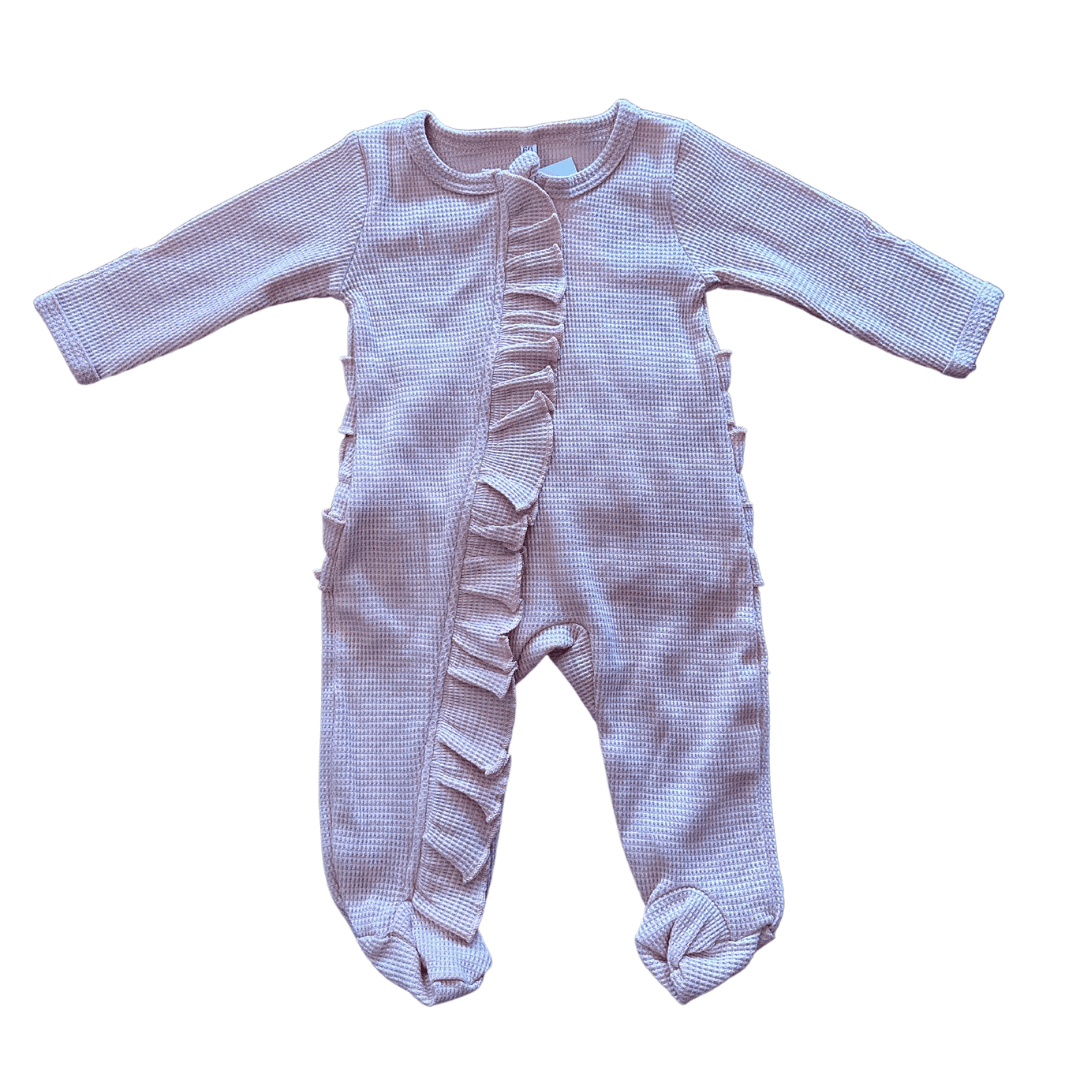 Ruffle Butt Waffle Romper