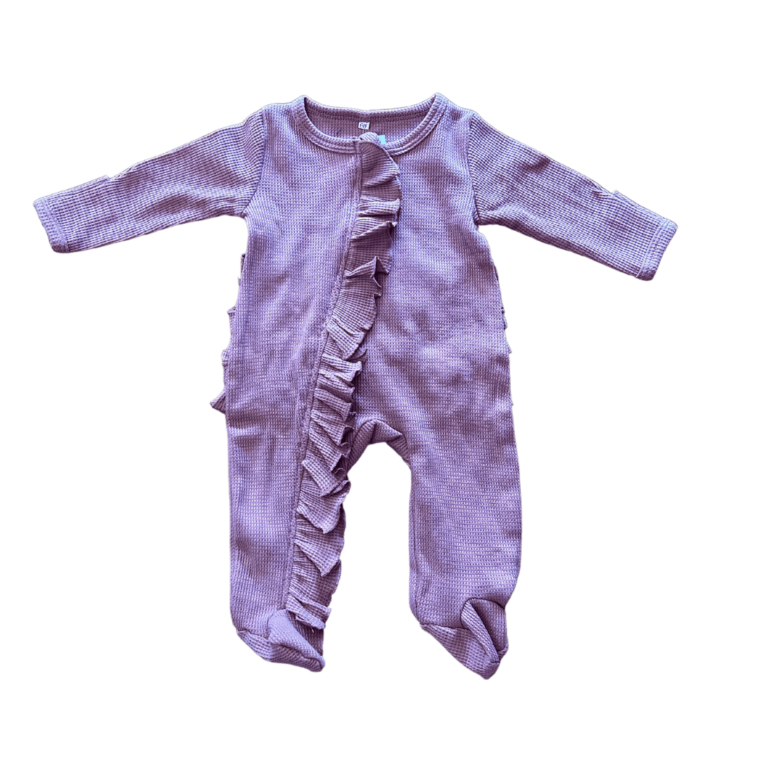 Ruffle Butt Waffle Romper