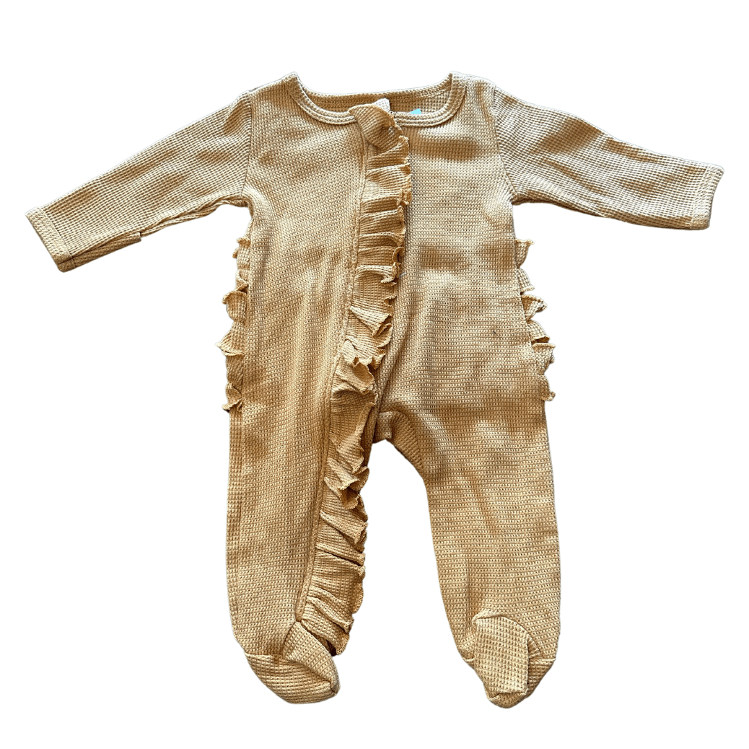 Ruffle Butt Waffle Romper