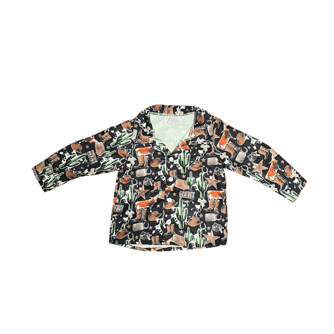 COWBOY UP BUTTON DOWN