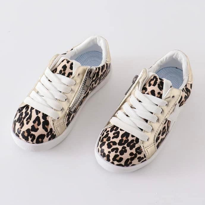 SNEAKERS- LEOPARD Shoes Cowpoke Couture/Little Heifer Size: Toddler 8