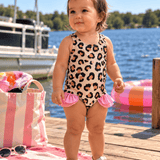 WILD CHARM RUFFLE SWIMSUIT