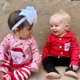 JOLLY GINGHAM SANTA BUTTON DOWN