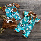 HOWDY COWBOY SUMMER SET Clothing Aier Size: 0-3 months