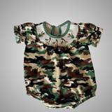 LIL DUCK HUNTER SMOCKED BUBBLE