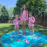 PINK BOW RUFFLE SWIMSUIT