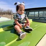 LIL DUCK HUNTER SMOCKED BUBBLE