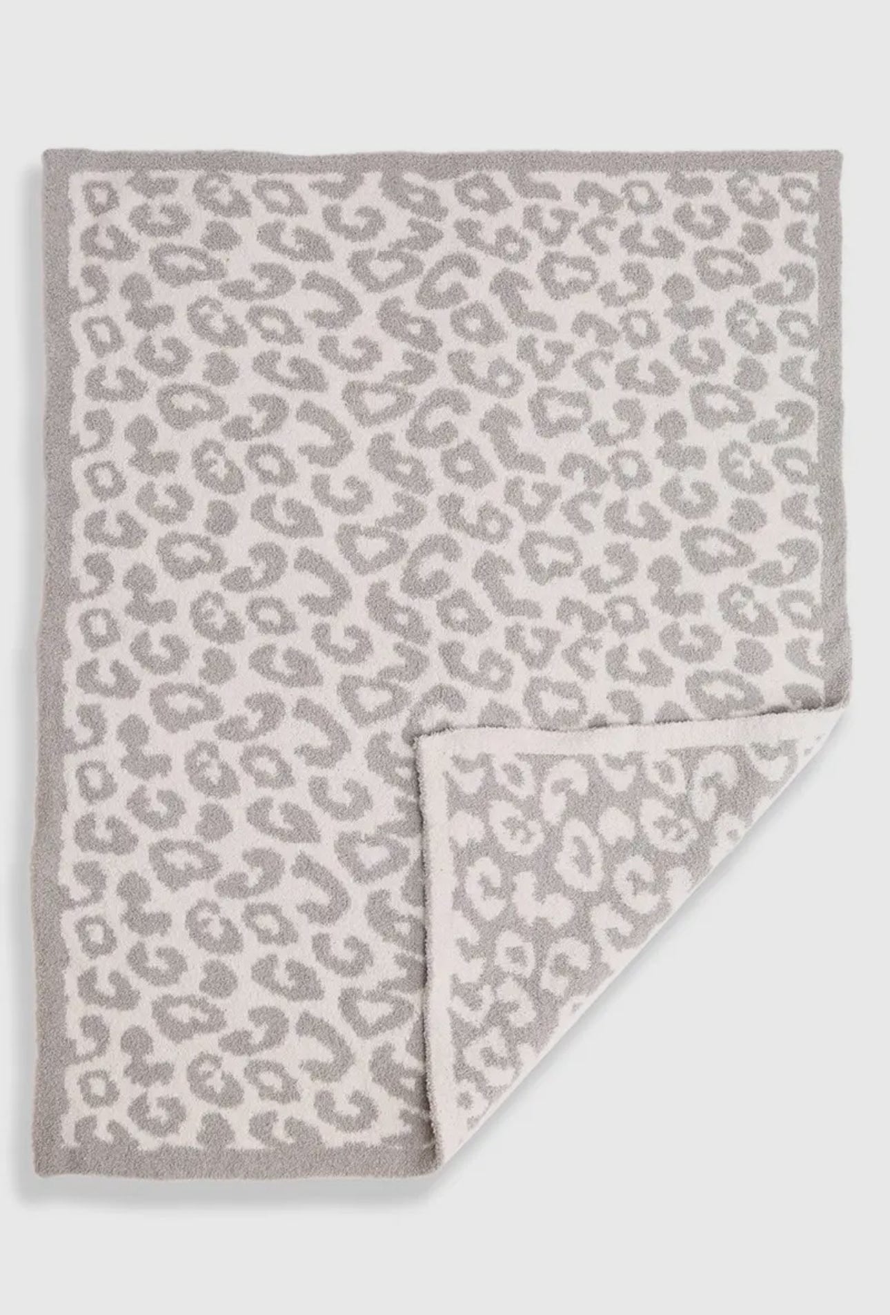 LEOPARD BLANKET Cowpuncher Babe Color: Gray