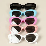 BOLD RETRO OVAL FRAME SUNGLASSES