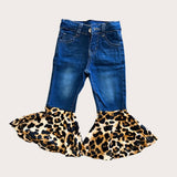 JEAN WITH CHEETAH BELL JEAN