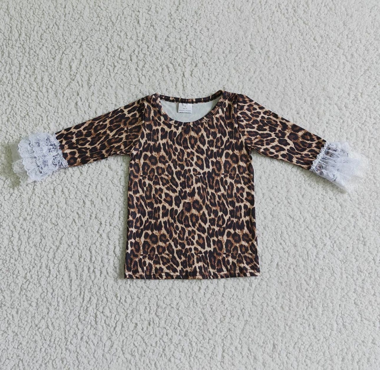CHEETAH AND LACE baby girl clothes Aier Size: 6-12 months