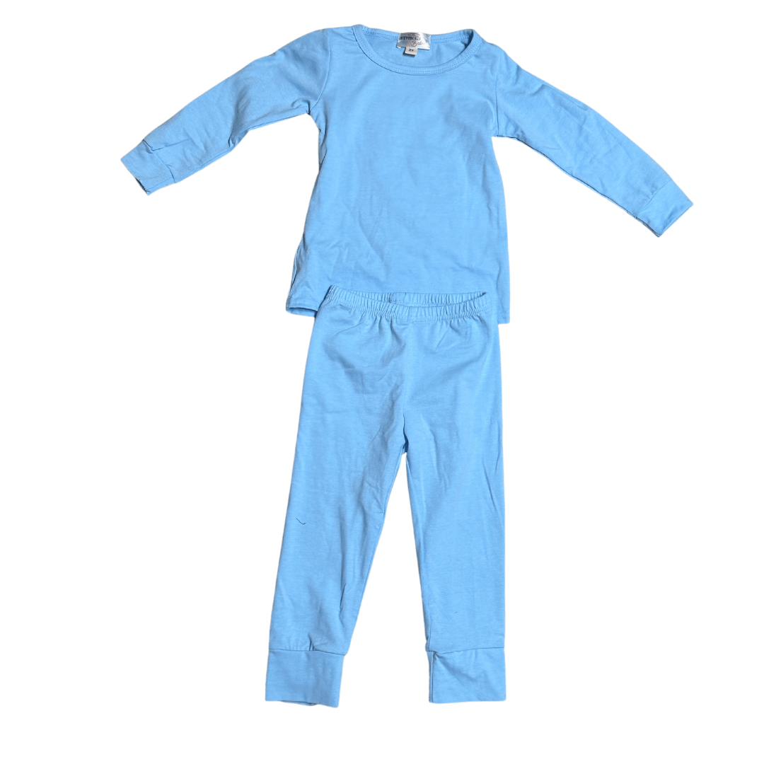 BABY BLUE LOUNGEWEAR Loungewear Aier Size: 0-3 months zippy