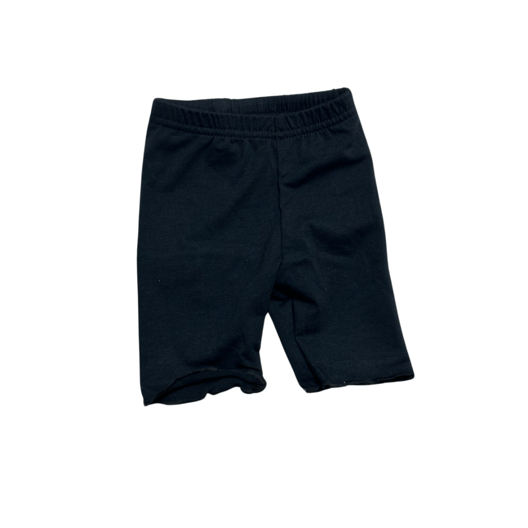 BIKER SHORTS - BLACK Clothing Aier Size: 0-3 months