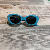 BOLD RETRO OVAL FRAME SUNGLASSES