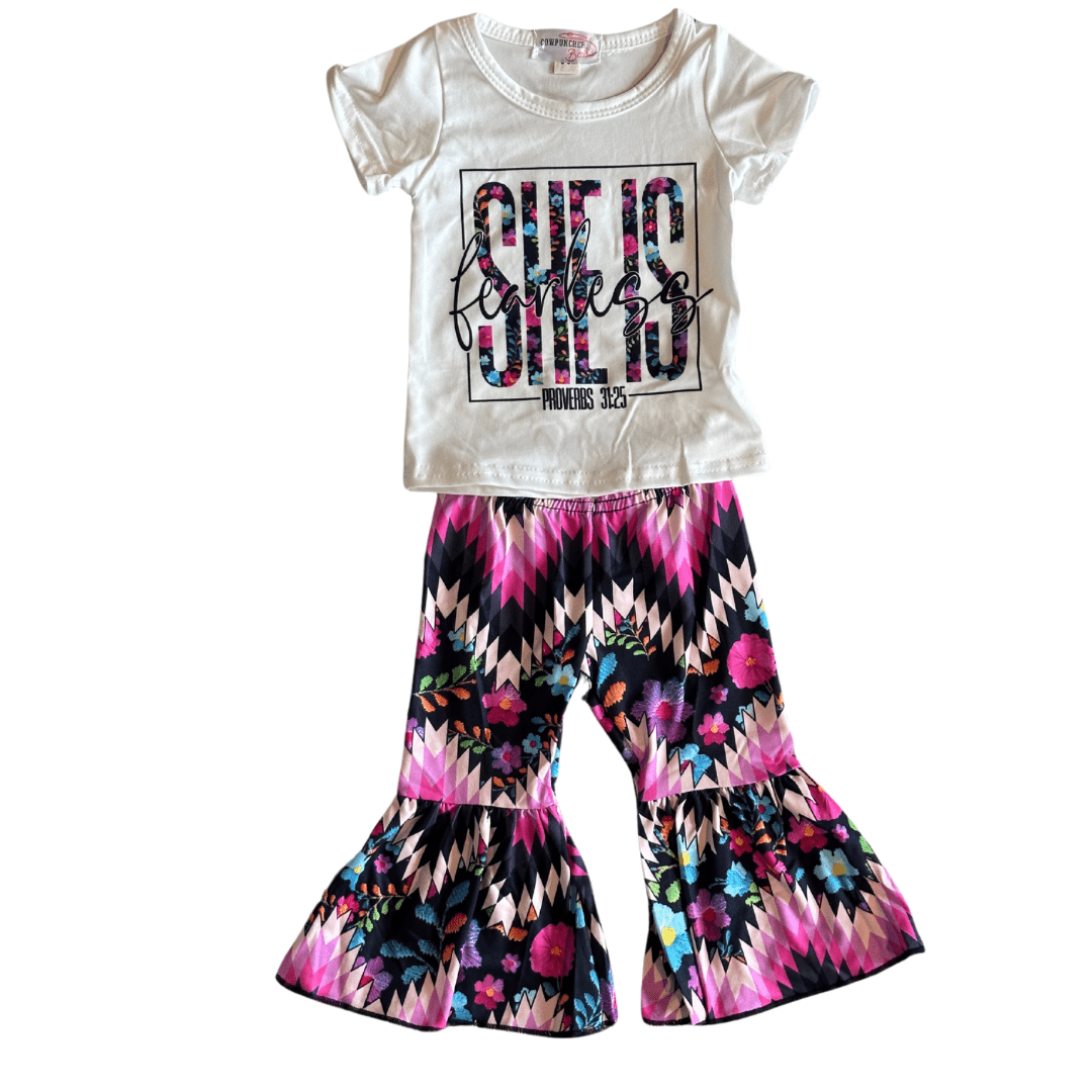 SHE IS FEARLESS Clothing Aier Size: 0-3 months
