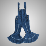 DOUBLE FLARE OVERALL JEANS