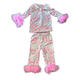 SANTA LOUNGEWEAR WITH FUR