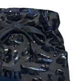 CHEETAH LEGGINGS - BLACK ON BLACK