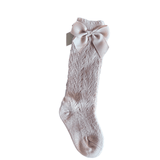 KNEE HIGH BOW SOCKS