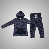CAMO JOGGERS - BLACK