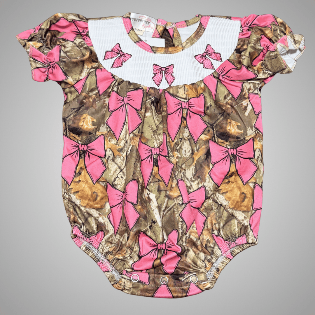 CAMO & BOWS BUBBLE/DRESS