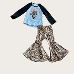 GREY CHRISTMAS COW Kidscharm Size: 2T (S)