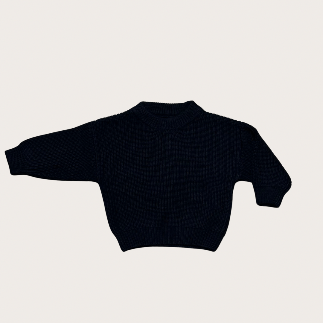 BLACK SWEATER baby clothes Aier Size: 6-12 months