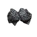 LARGE BOW WITH RHINESTONE Accessory Kidscharm Color: Small Cheetah