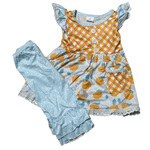 JUST PEACHY SISTER SET Cothing Aier Size: 2T big