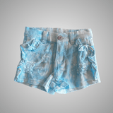 JEAN SHORTS-Teal