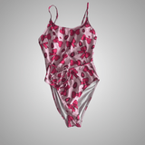 PINK BOW RUFFLE SWIMSUIT