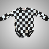 CHECKERS BUBBLE ROMPER