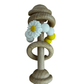 SILICONE & BEECH WOOD DAISY RATTLE