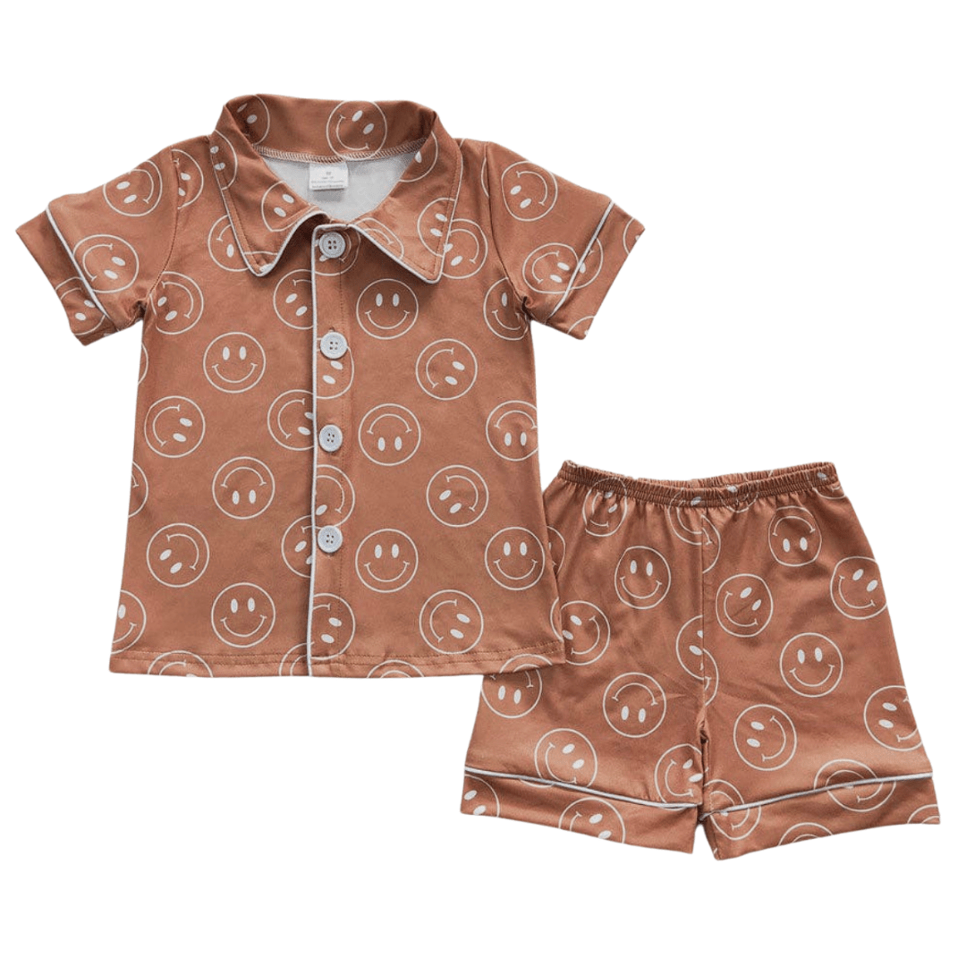 HAPPY FACE PAJAMAS - MOM AND ME sleeper Aier Size: 3-6 months