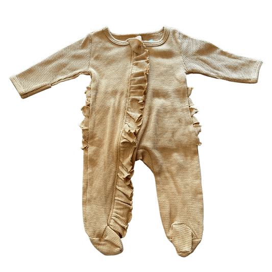 Ruffle Butt Waffle Romper